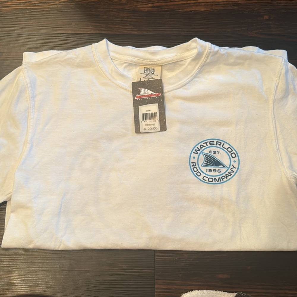 NWT‎ Waterloo Fishing Tee. Adult S.